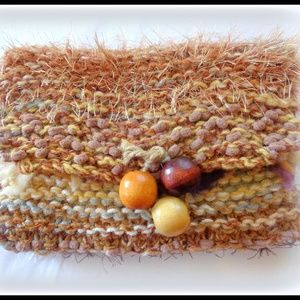 Handcrafted Multicolor Boho Clutch